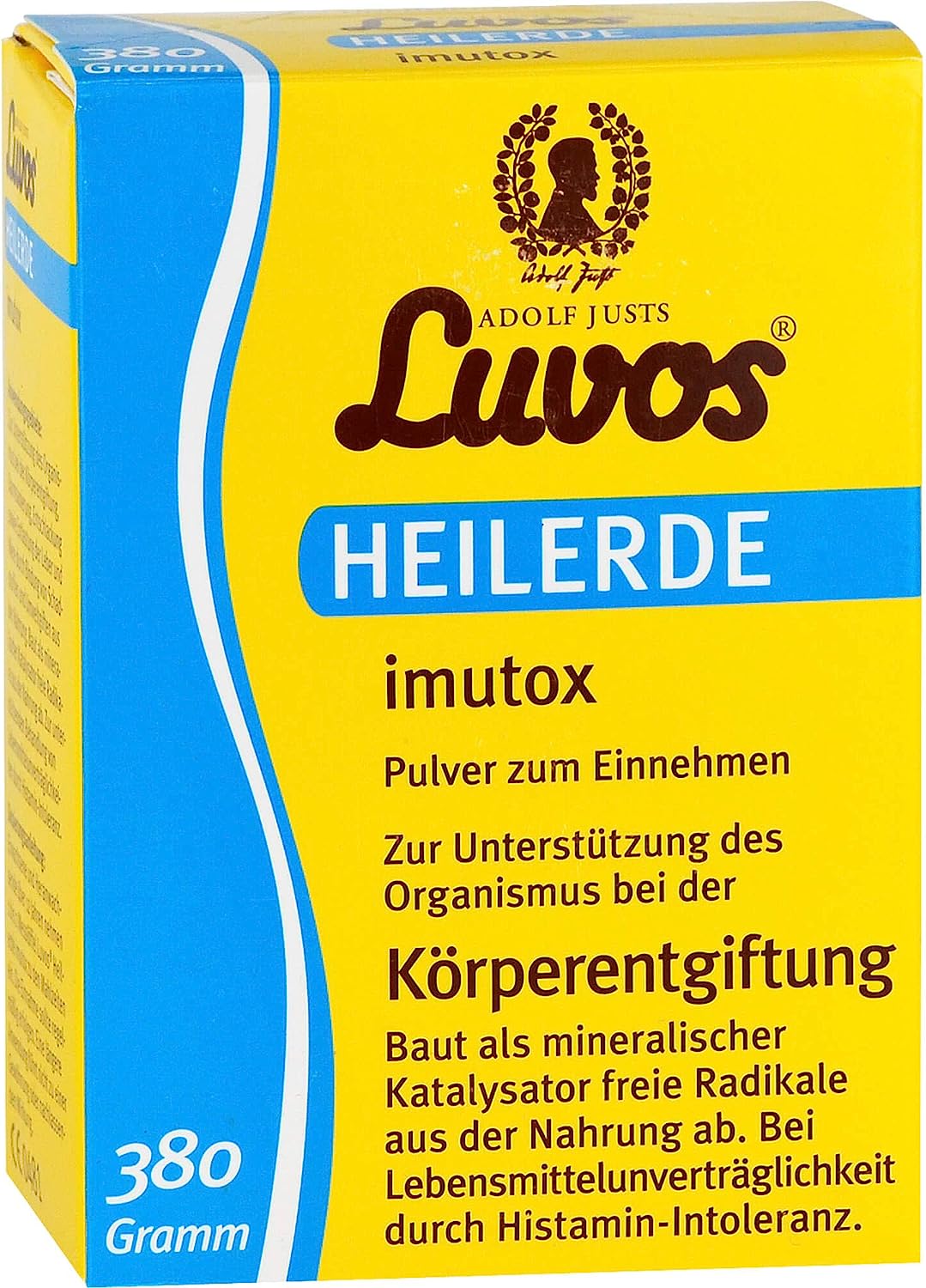 Luvos Heilerde imutox | 380g Pulver | Bindungsmittel gegen Schadstoffe