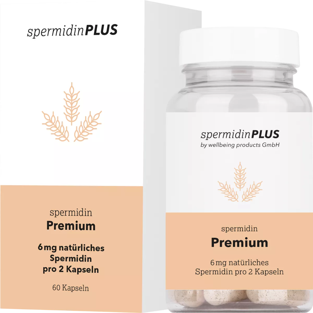 SpermidinPLUS Spermidin Premium | 60 Kapseln