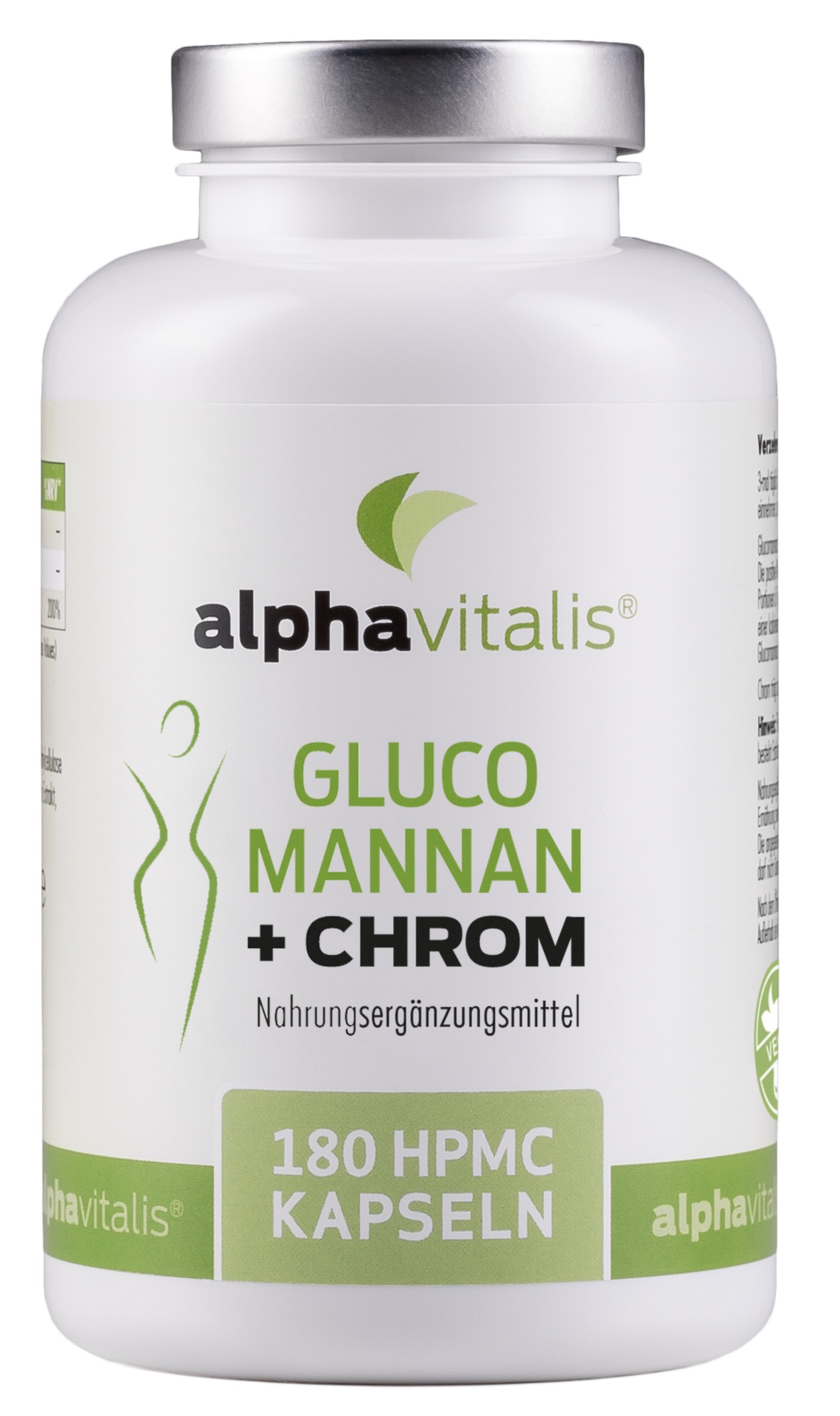 Alphavitalis Glucomannan + Chrom | 180 Kapseln