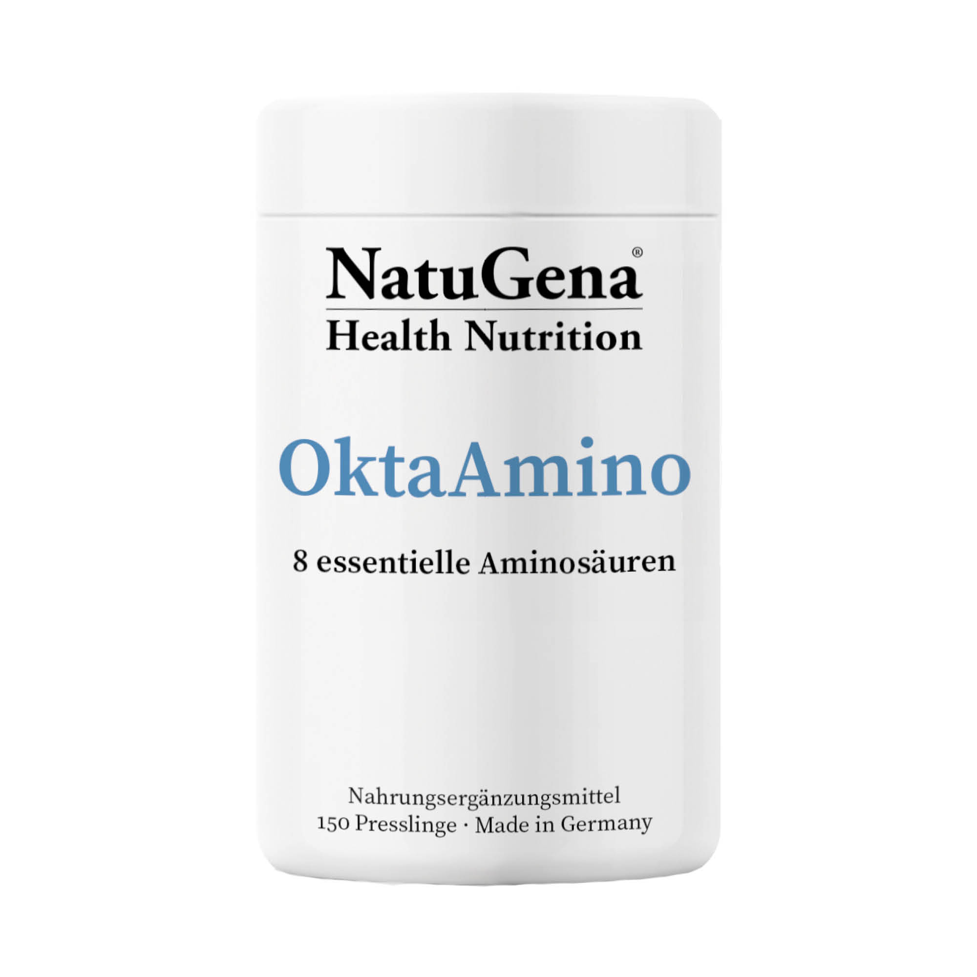 NatuGena OktaAmino | 150 Presslinge | 8 essentielle Aminosäuren