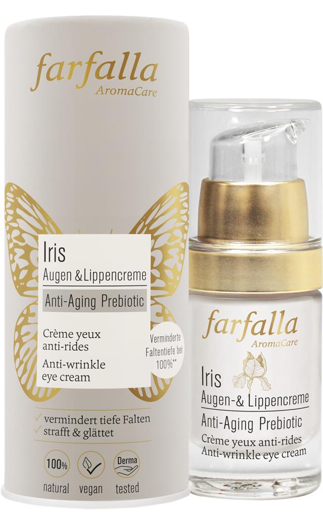 Farfalla Iris Anti-Ageing Prebiotic Augen- & Lippencreme | 15 ml