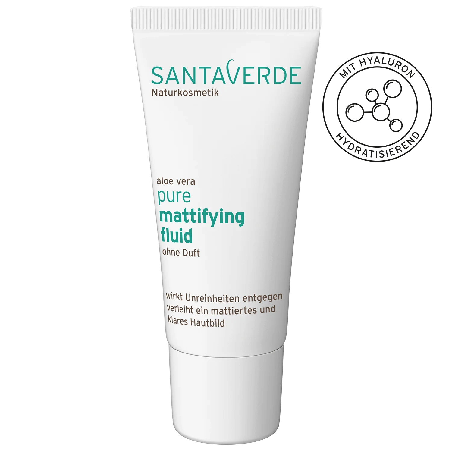 Santaverde pure mattifying fluid | 30ml | Aloe Vera & ohne Duft