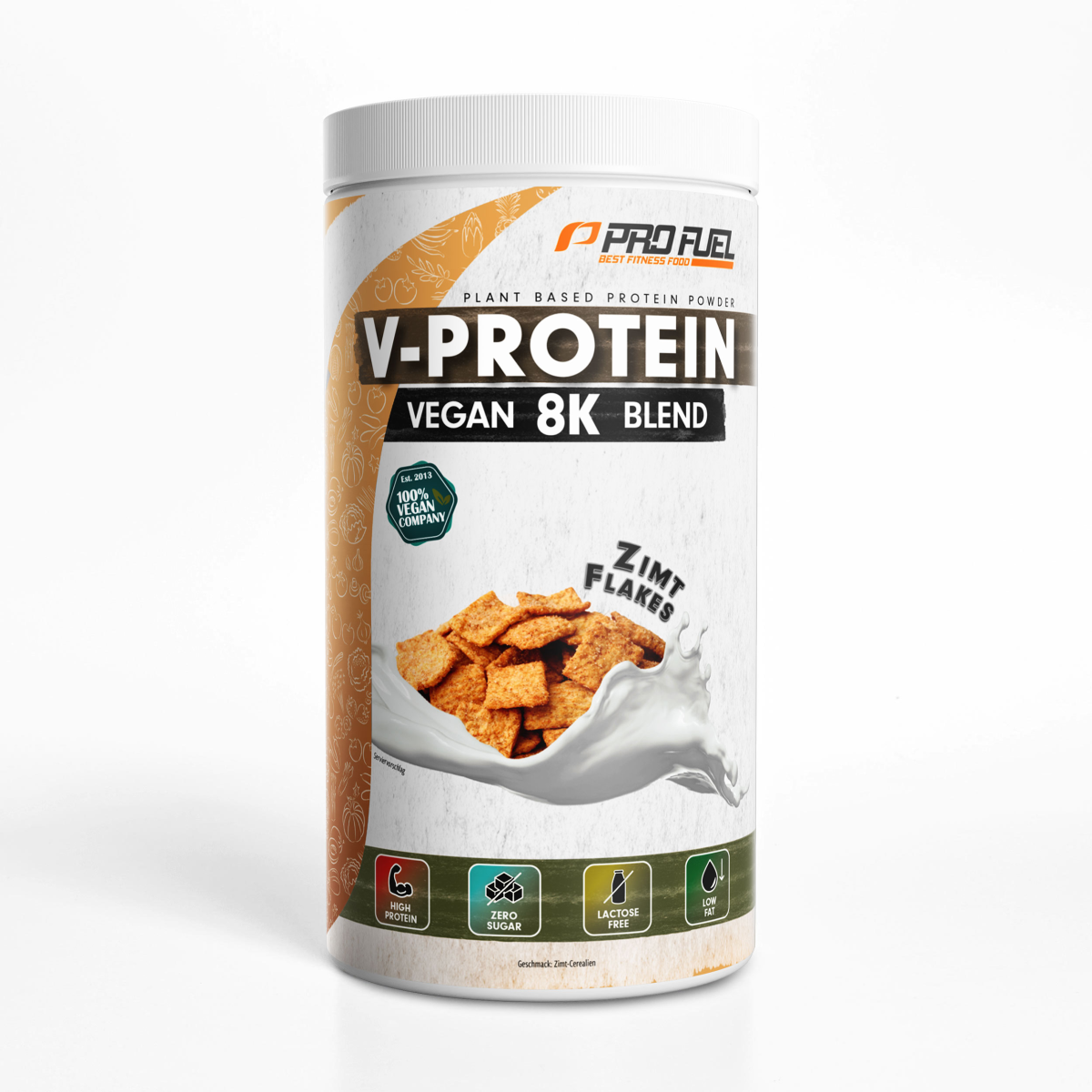ProFuel V-PROTEIN vegan 8K Blend Zimt-Flakes