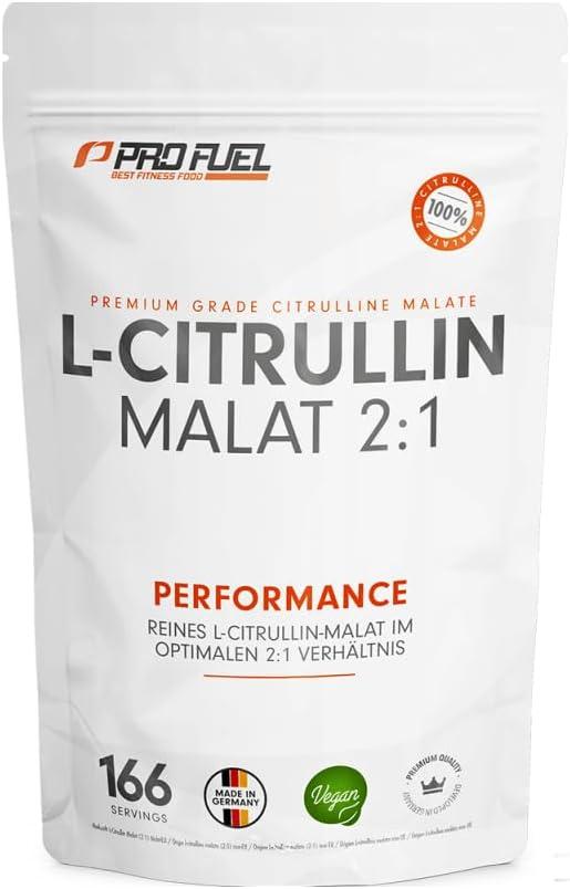 ProFuel L-Citrullin Malat 2:1 | 500g | hochdosiert | Pre-Workout-Booster | vegan