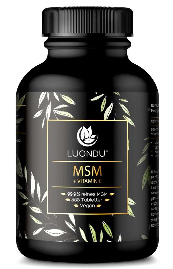 Luondu MSM + Vitamin C | vegan | 365 Tabletten