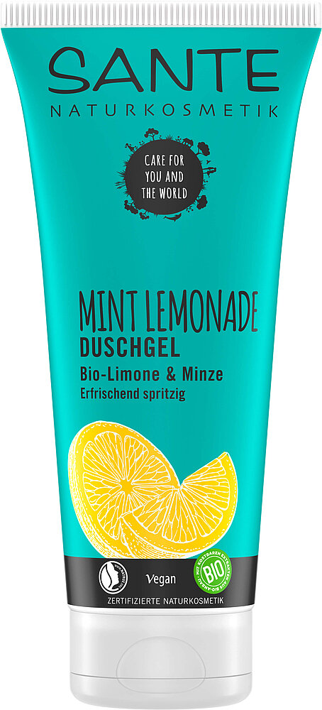 SANTE Mint Lemonade Duschgel | 200ml | Bio-Limone & Minze