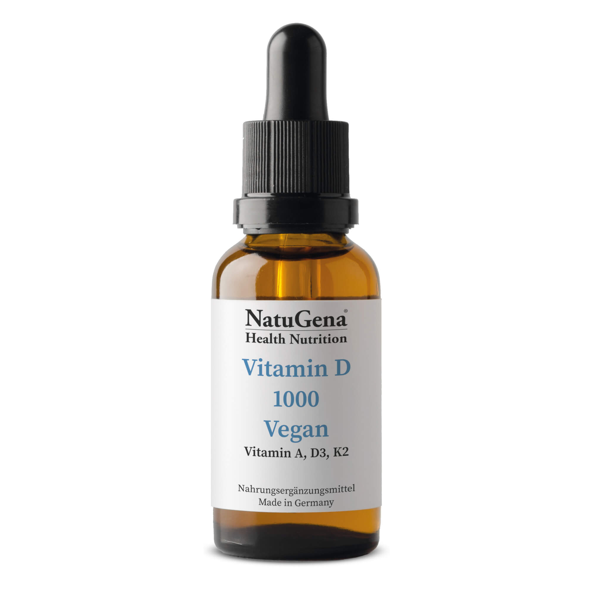 NatuGena Vitamin D 1000 Vegan | 15ml | mit Vitamin D3, K2 & A