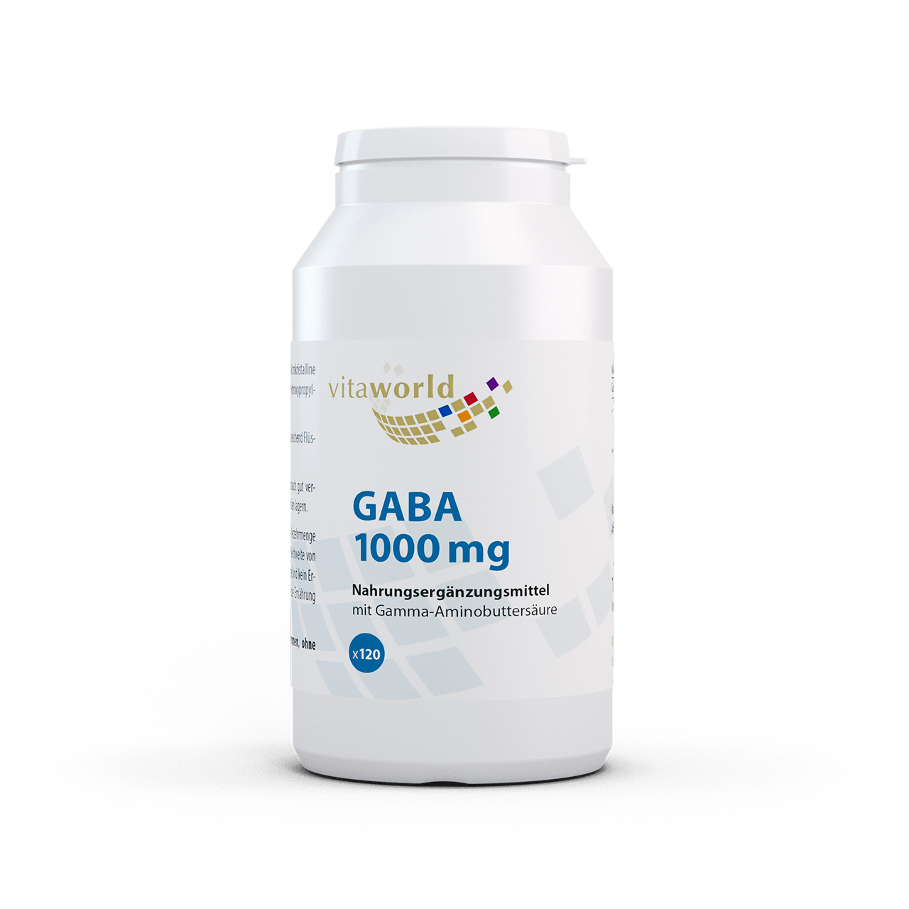 Vita World Gaba 500 mg | 120 Tabletten | vegan | gluten- und laktosefrei