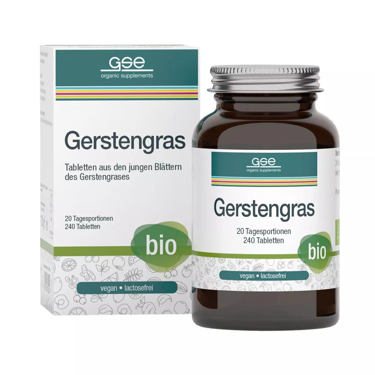GSE Bio Gerstengras | 240 Tabletten