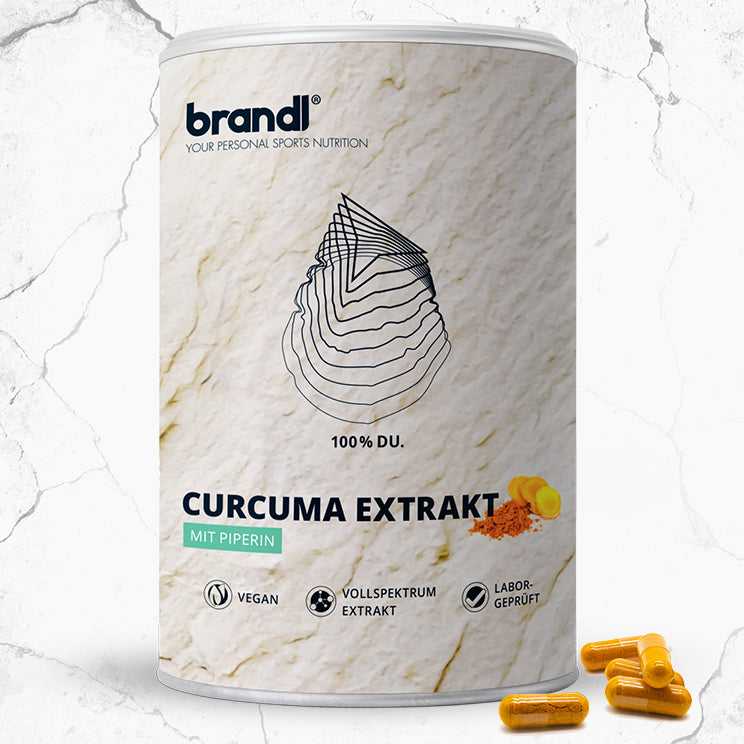 brandl Curcuma Extrakt mit Piperin | 120 Kapseln | vegan