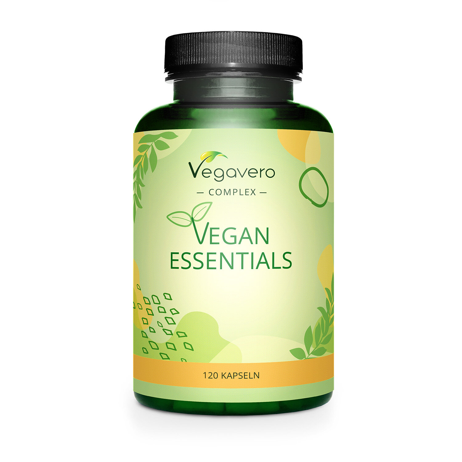 Vegavero Vegan Essentials Vitaminkomplex | 120 Kapseln | Optimale Nährstoffversorgung für Veganer | mit bioaktiven Inhaltsstoffen