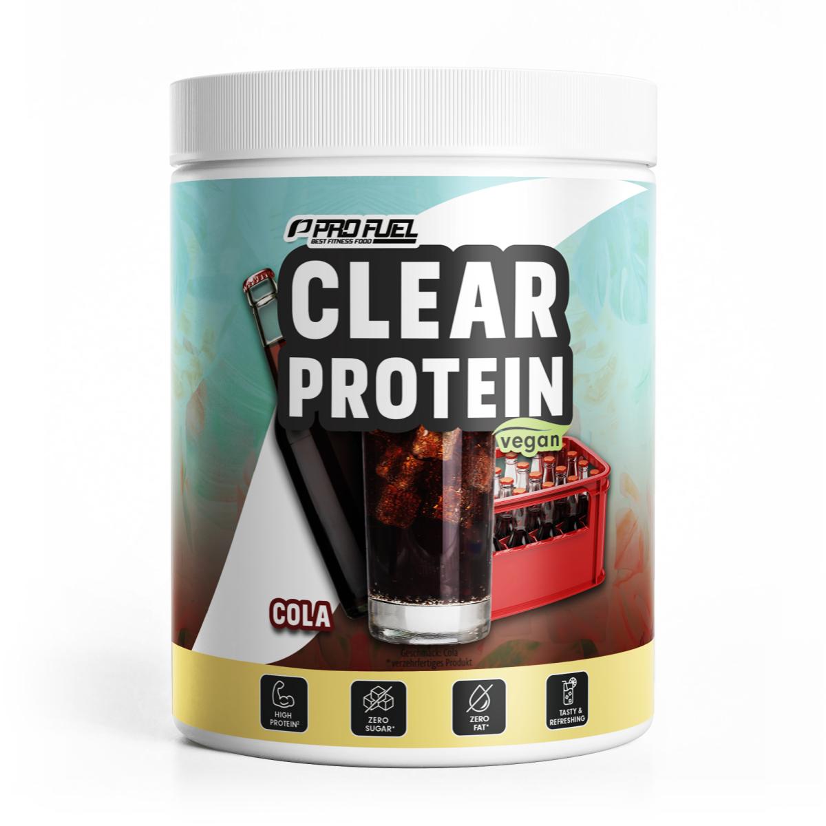 ProFuel Clear Protein | Cola | 360g Dose | 10g Protein pro Portion | zuckerfrei | vegan