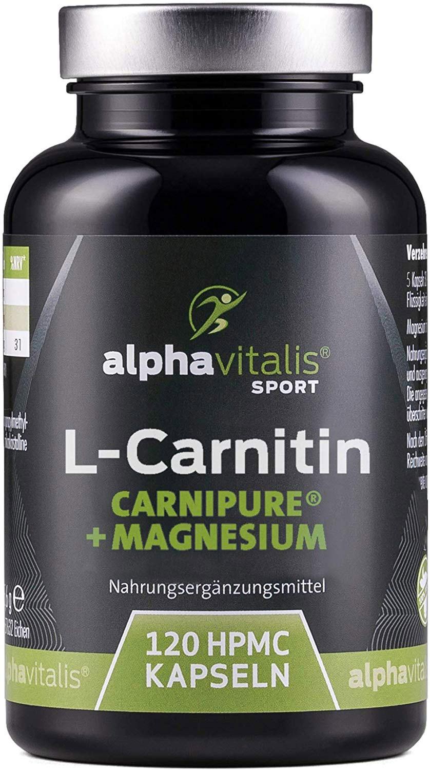 Alphavitalis L-Carnitin Carnipure® + Magnesium | 120 Kapseln
