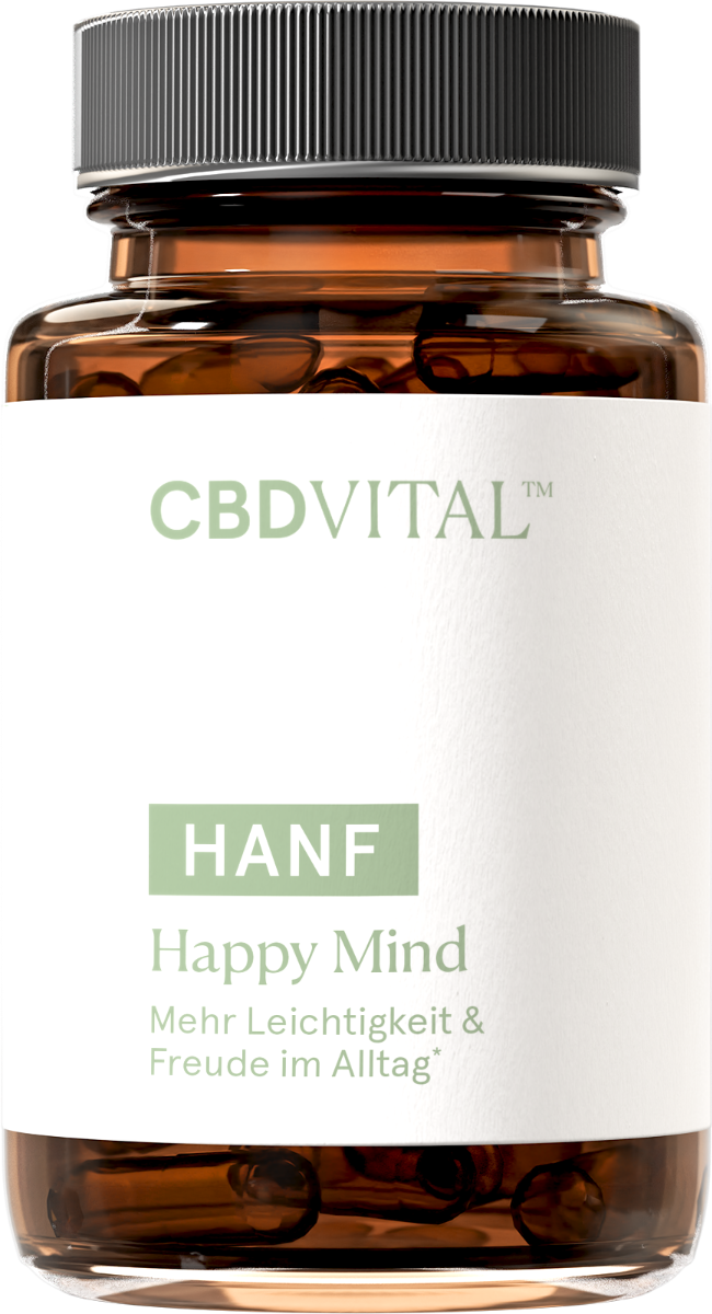 CBD Vital Hanf Happy Mind | 60 Kapseln