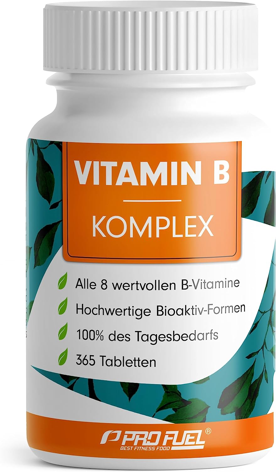 ProFuel Vitamin B Komplex | Alle 8 B-Vitamine | 365 Tabletten