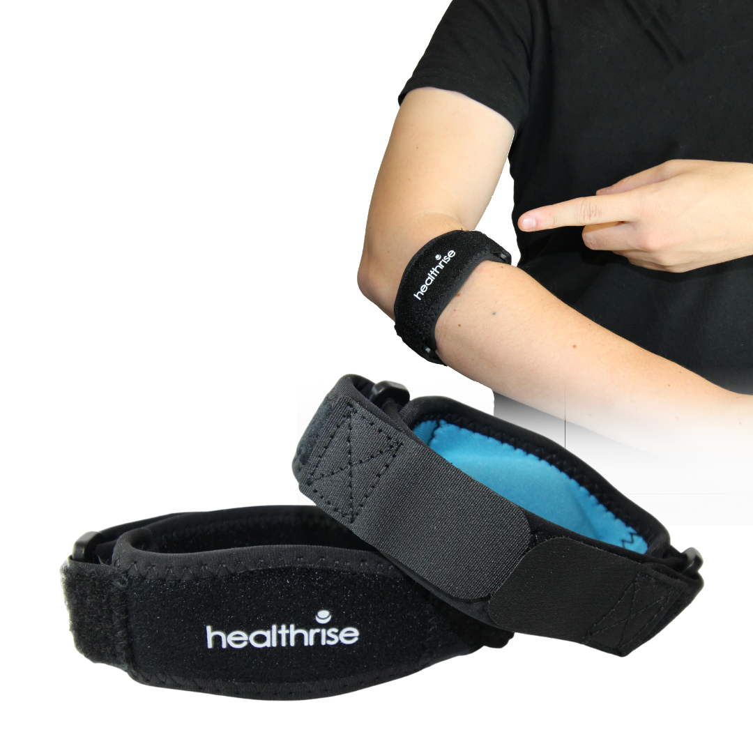 Health Rise Armbandage für Tennisarm oder Golferarm | 2 Stück