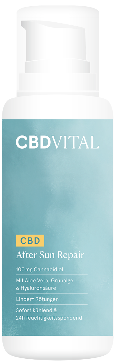 CBD Vital CBD After Sun Repair | 200ml | kühlendes Pflegegel mit 100 mg CBD
