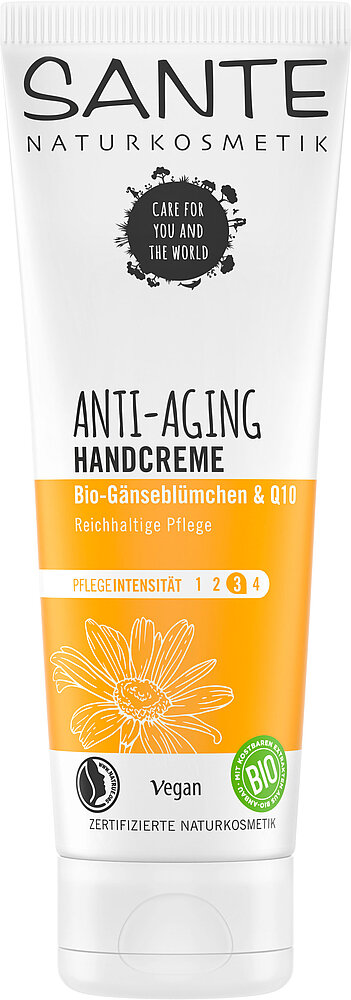 SANTE ANTI AGING Handcreme | 75 ml | Bio-Gänseblümchen & Q10