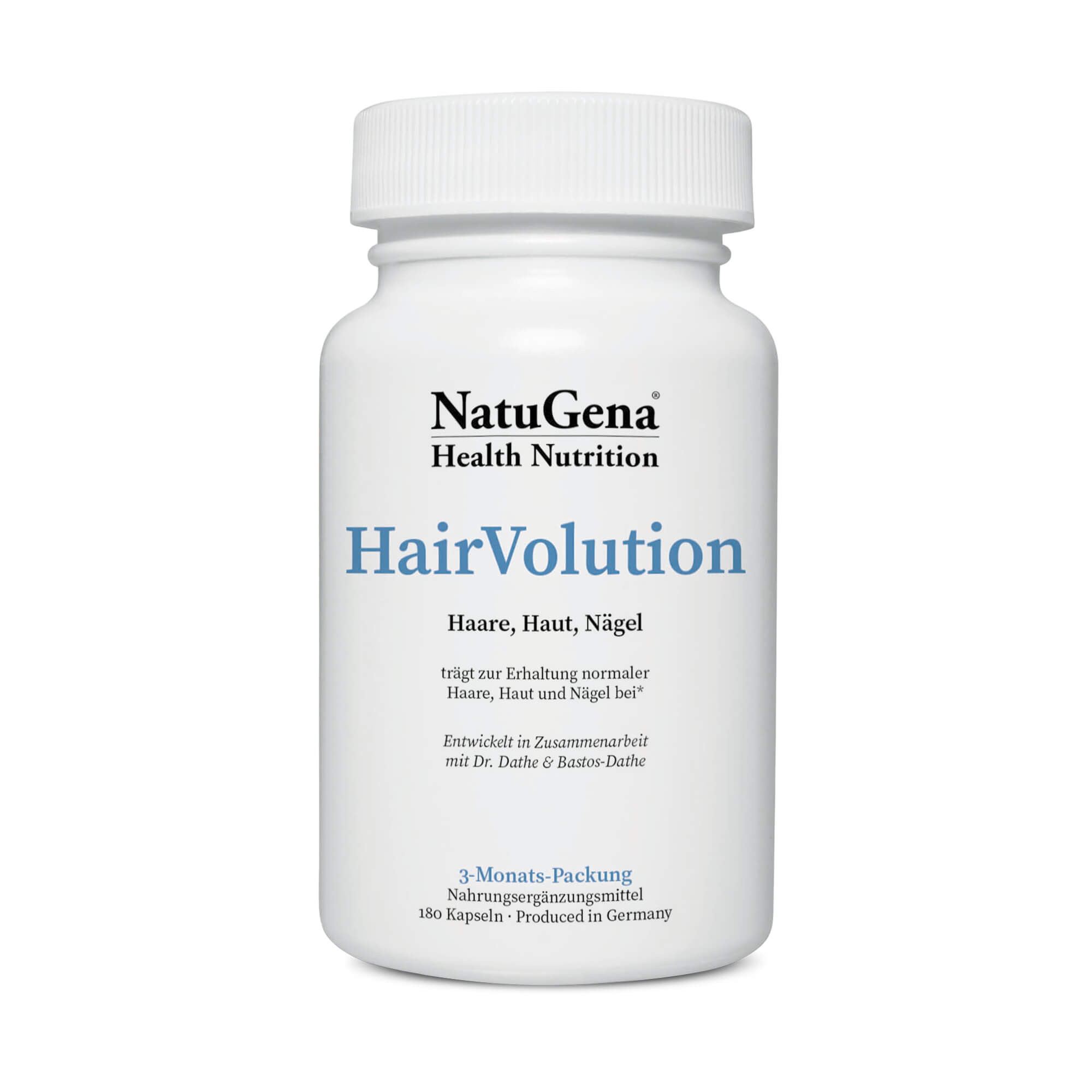 NatuGena HairVolution | 180 Kapseln | Kräuter- und Vitaminformel für Haare und Haut