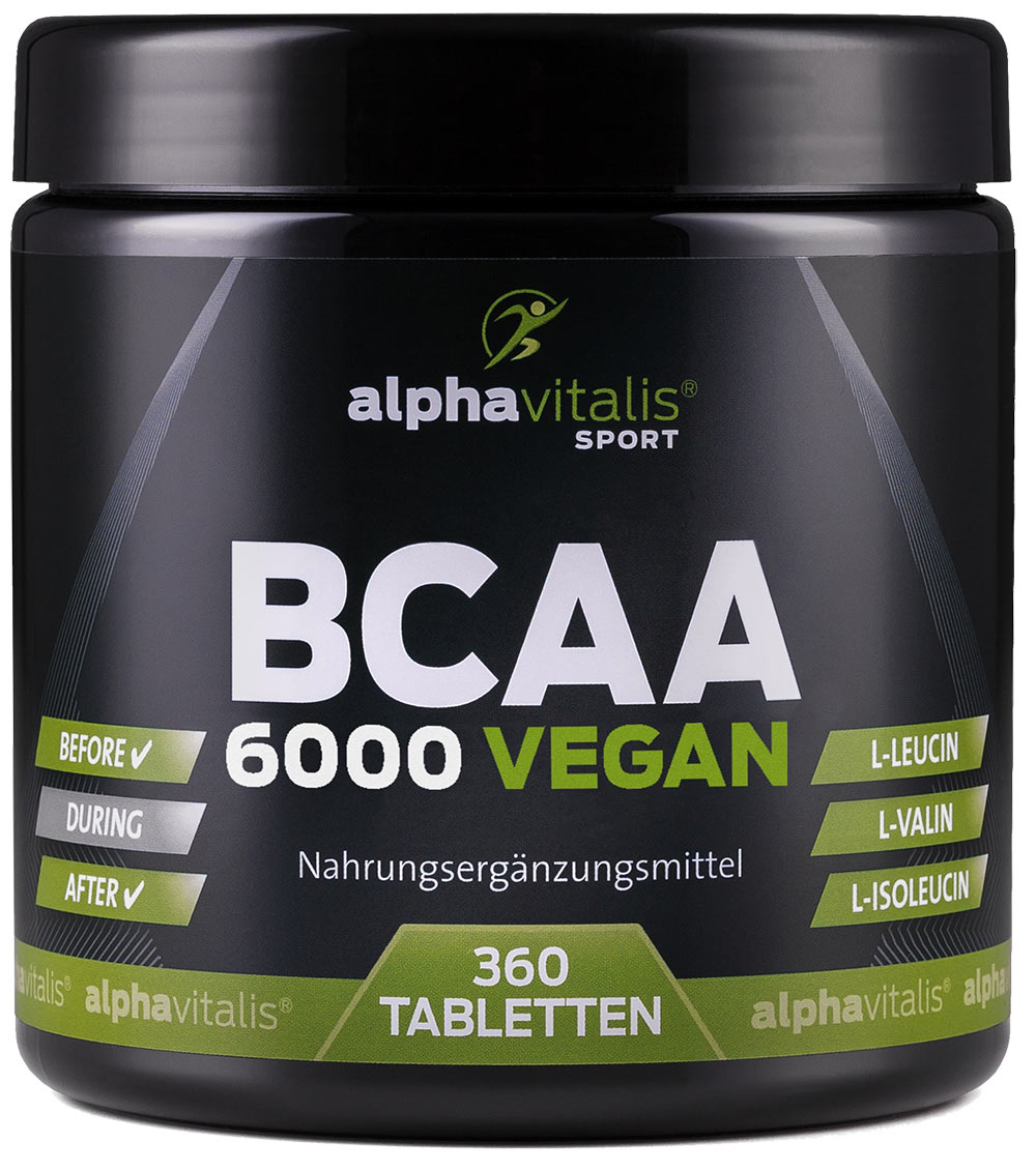 Alphavitalis BCAA 6000 vegan | 360 Tabletten