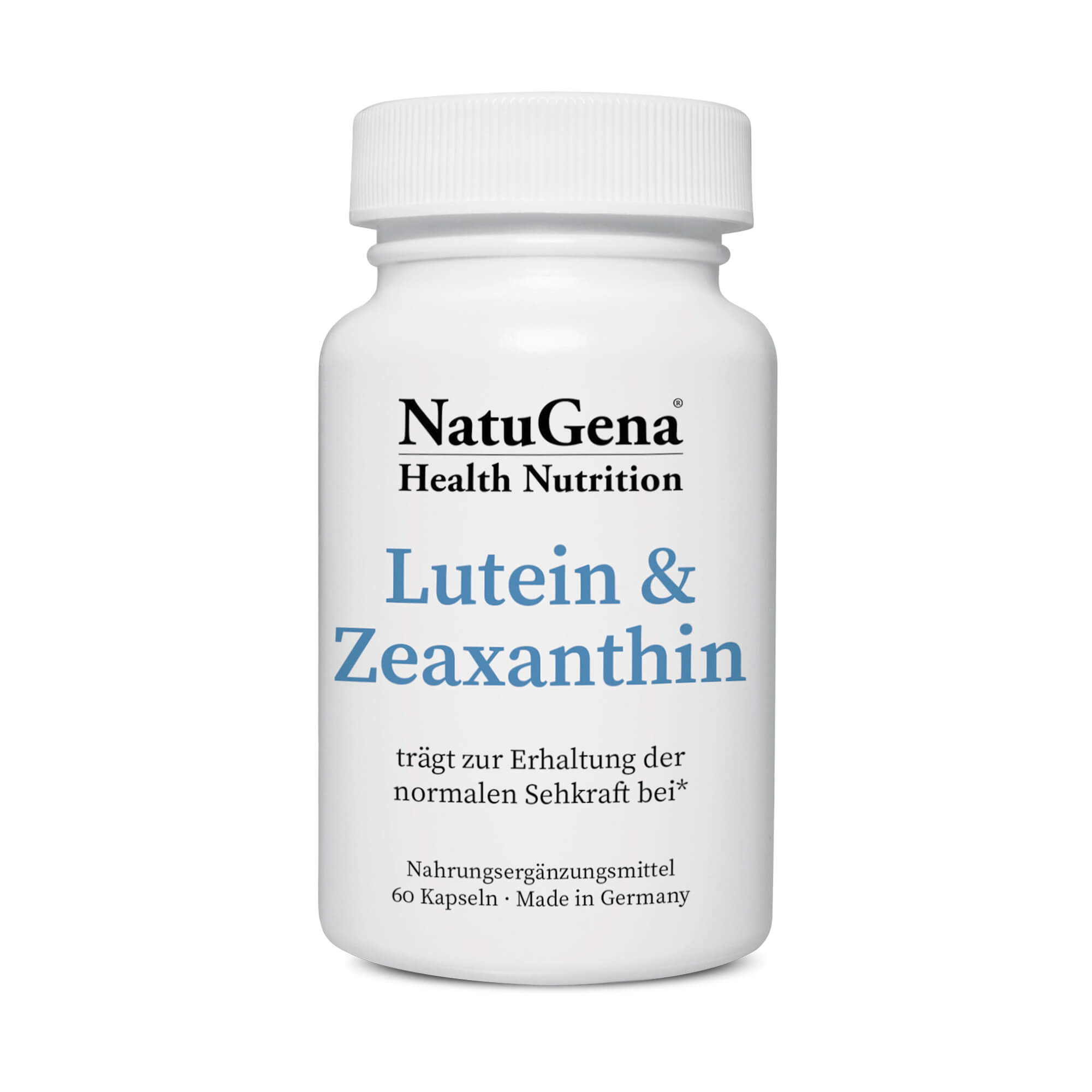NatuGena Lutein & Zeaxanthin | 60 Kapseln - Carotinoide & Vitamin A