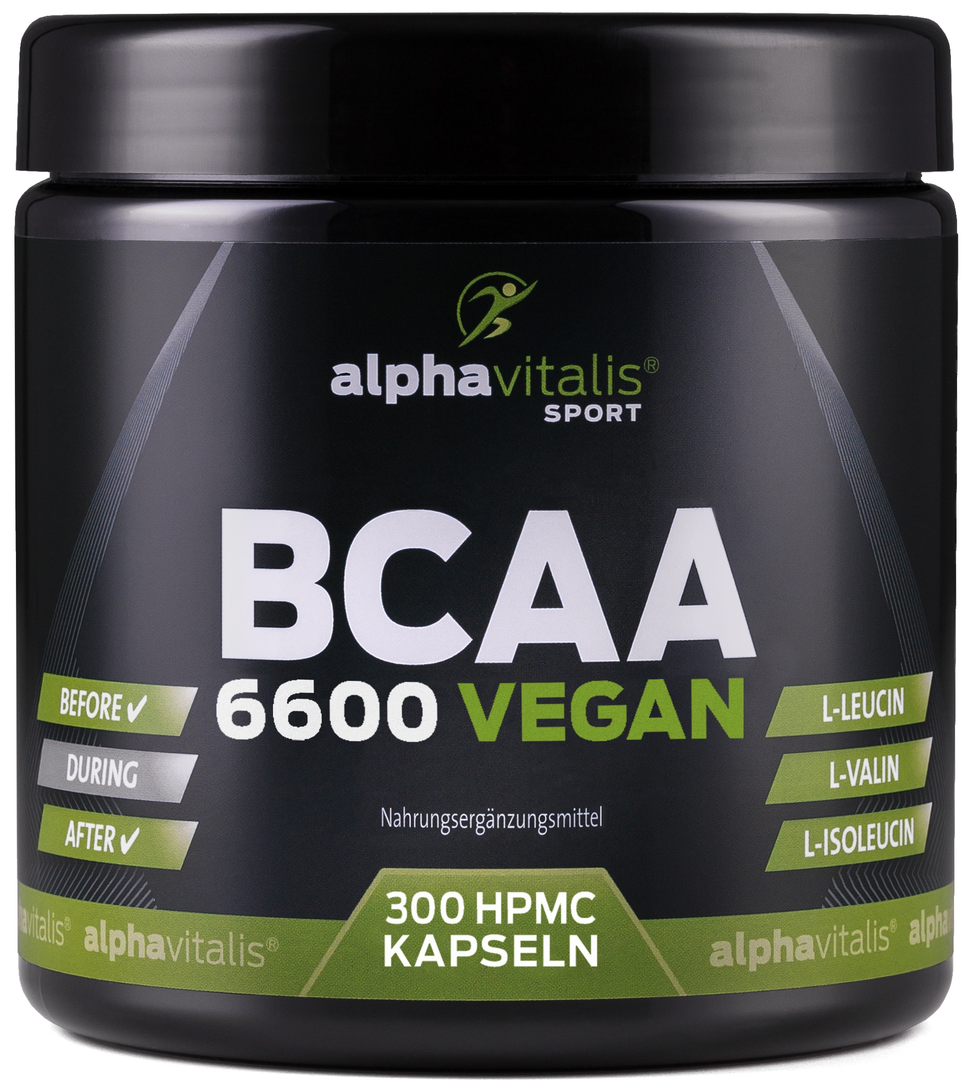 Alphavitalis BCAA 6600 vegan | 300 Kapseln