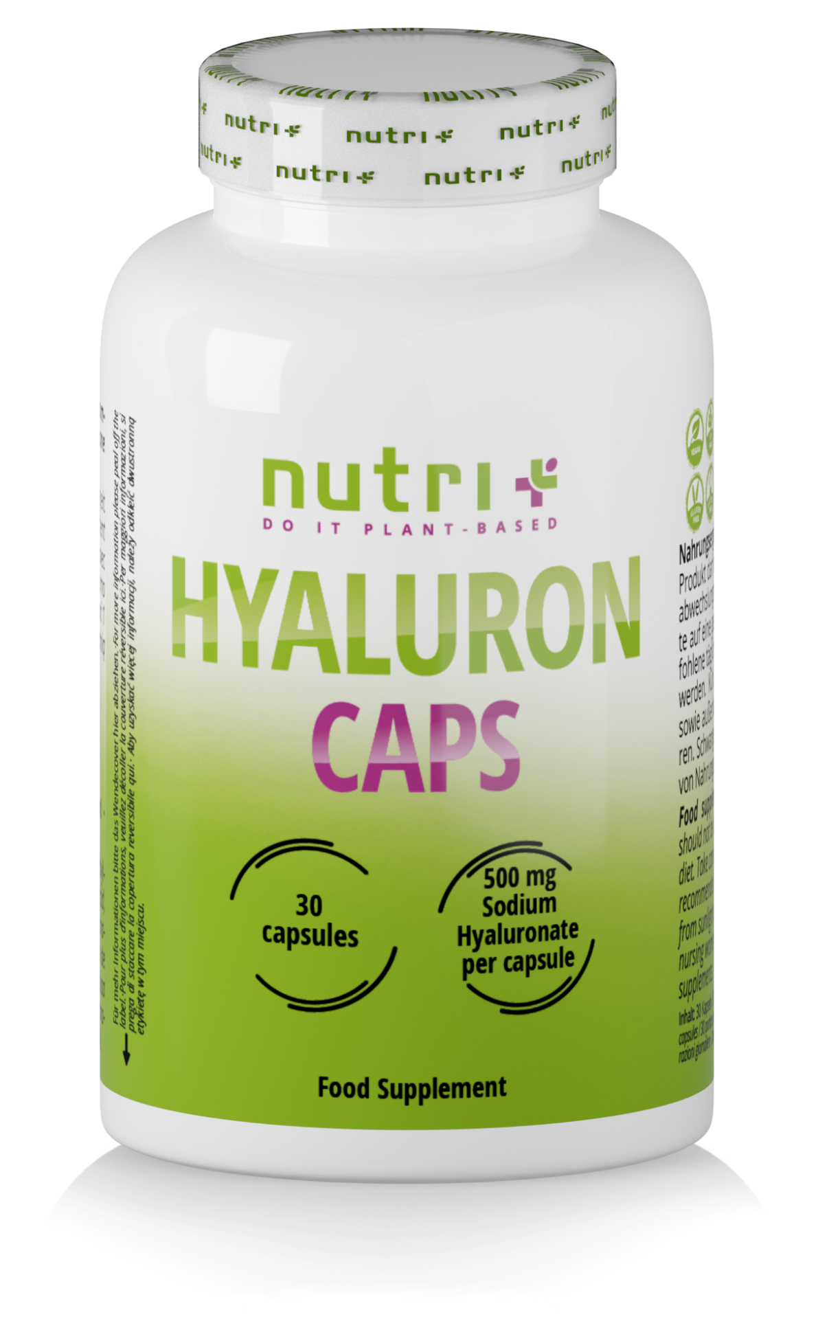 nutri+ Hyaluronsäure Kapseln | 30 Kapseln