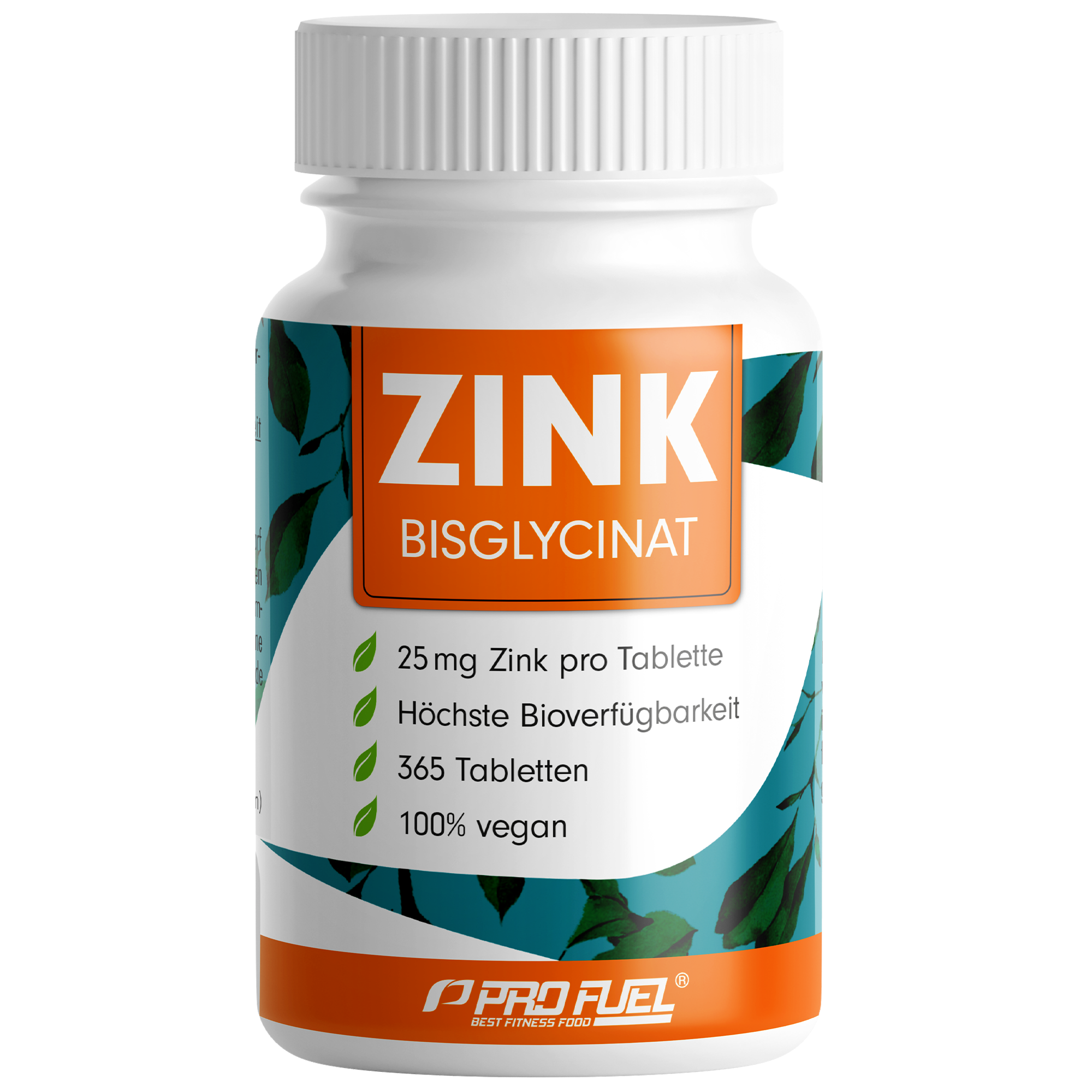 ProFuel Zink Bisglycinat | 365 Tabletten | hochdosiert | vegan