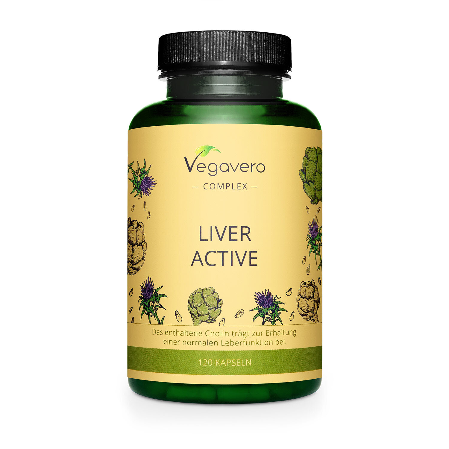 Vegavero Liver Active Complex | 120 Kapseln