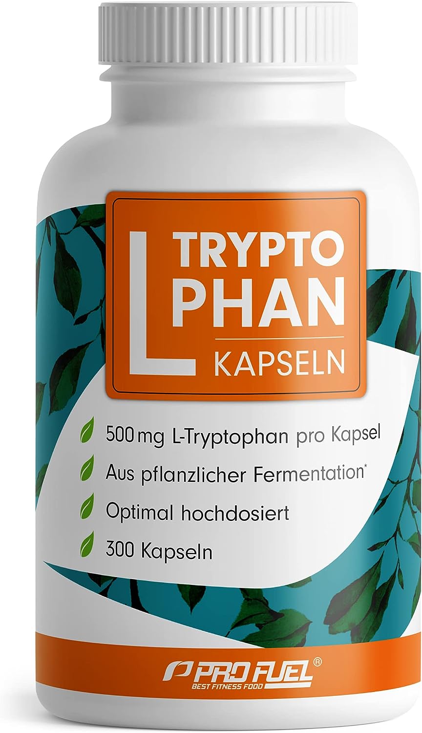 ProFuel L-Tryptophan | 500 mg L-Tryptophan | 300 Kapseln