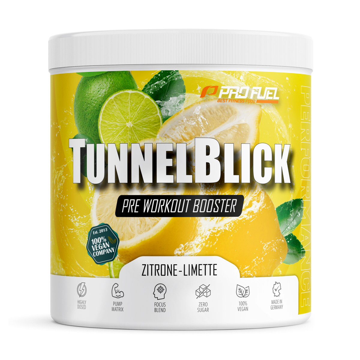 ProFuel TUNNELBLICK | Energy Booster | Zitrone-Limette