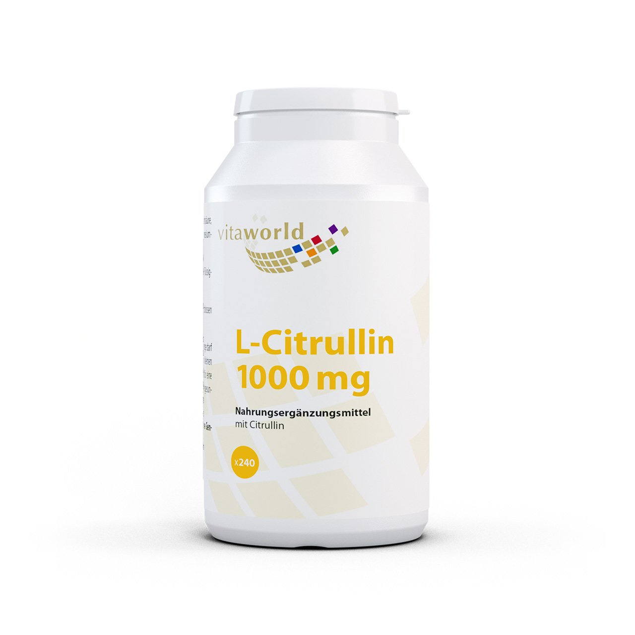 Vita World L-Citrullin | 120 Kapseln | vegan | gluten- und laktosefrei