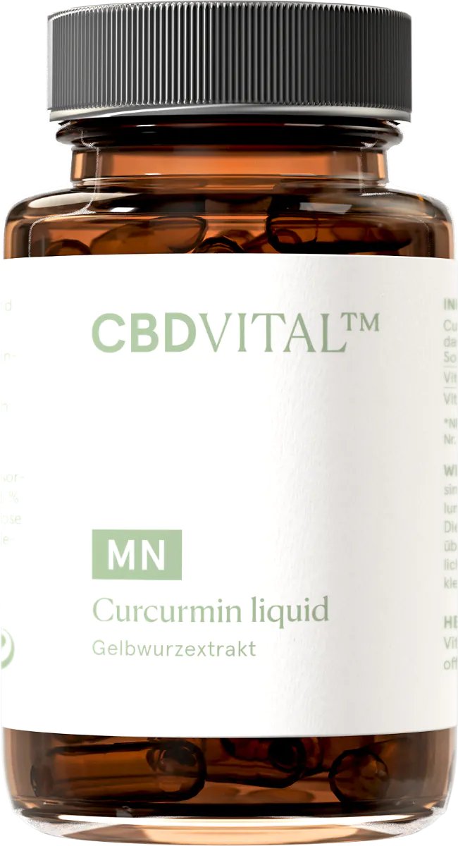 CBD Vital Curcumin liquid – Gelbwurzextrakt | 60 Kapseln