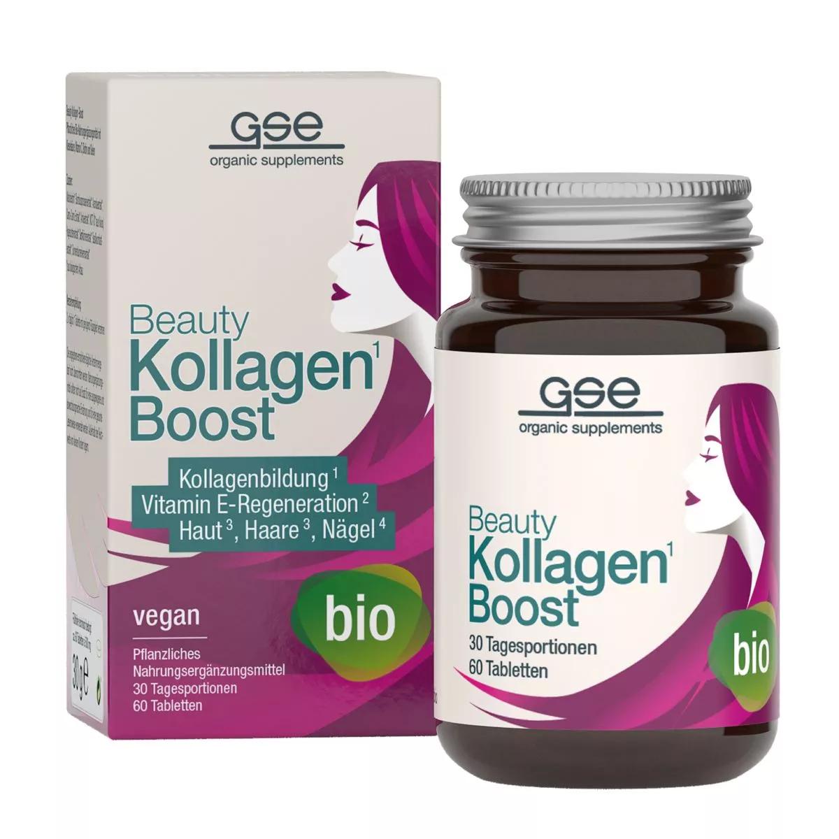 GSE Beauty Kollagen Boost Bio | 60 Tabletten