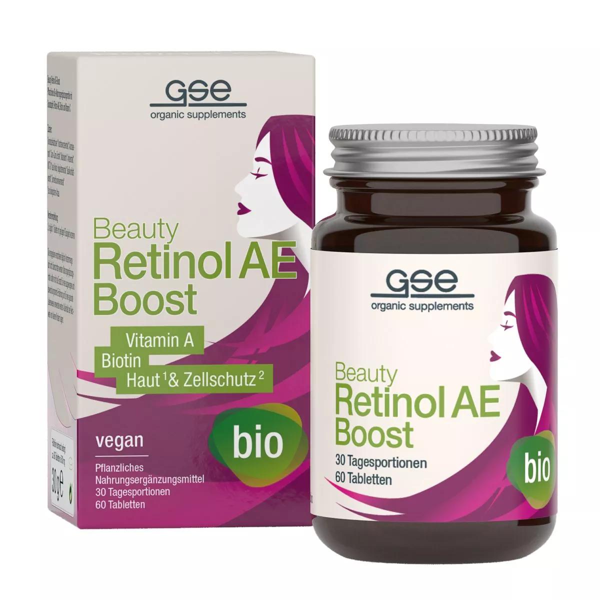GSE Beauty Retinol AE Boost Bio | 60 Tabletten