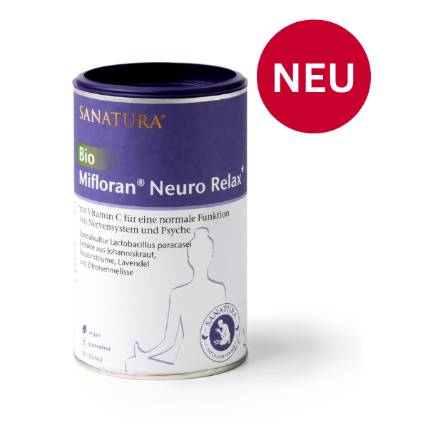 Sanatura Mifloran Neuro Relax | 200g | Natürliche Nerven- & Darmgesundheitsförderung mit Pflanzenextrakten