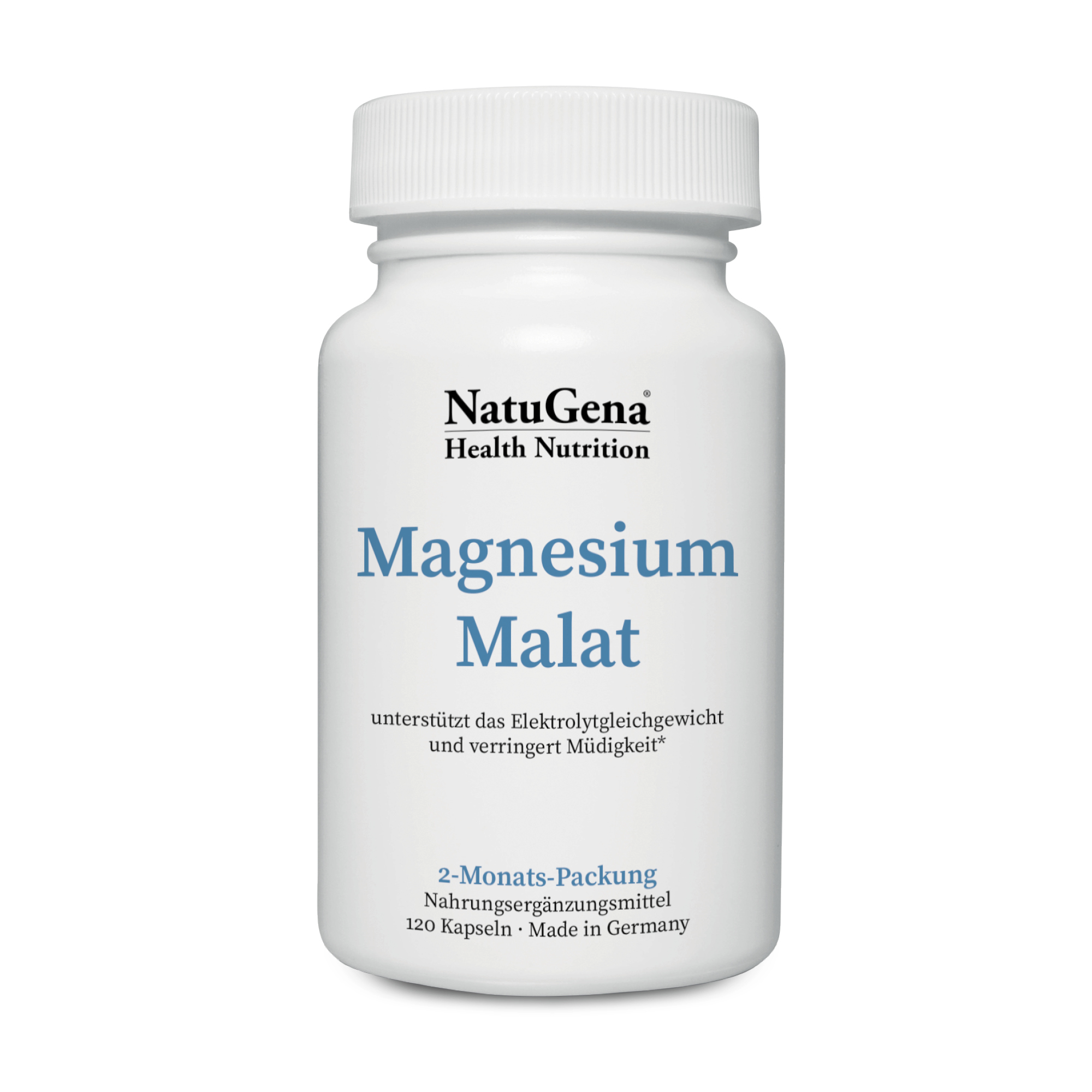 NatuGena Magnesium-Malat | 120 Kapseln