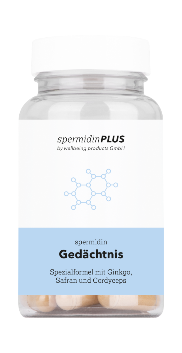 SpermidinPLUS Spermidin Gedächtnis | 60 Kapseln