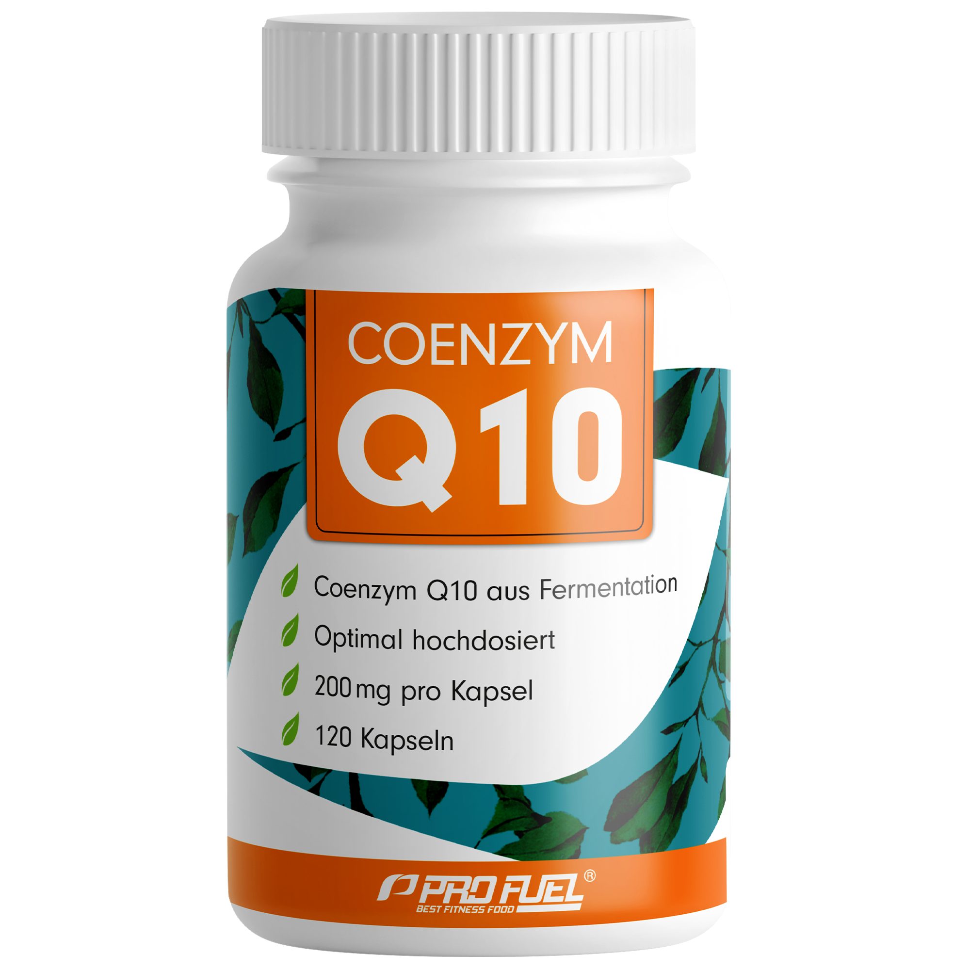 ProFuel Coenzym Q10 | 120 Kapseln | 4 Monats-Vorrat | hochwertiges Coenzym Q10 aus Fermentation | hochdosiert | ohne Zusätze | laborgeprüft | vegan