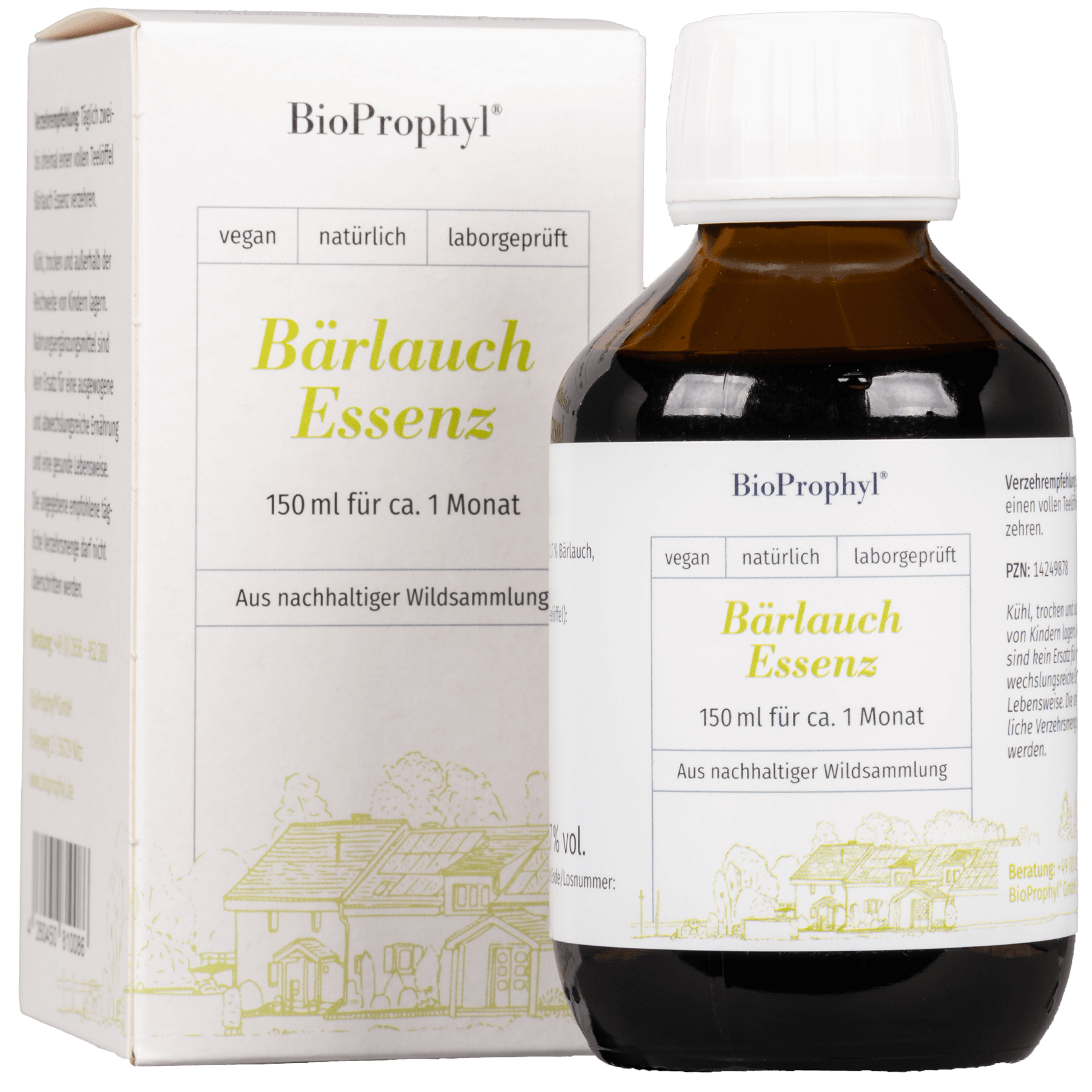BioProphyl Bärlauch Essenz aus Wildsammlung | 150ml Essenz für 1 Monat