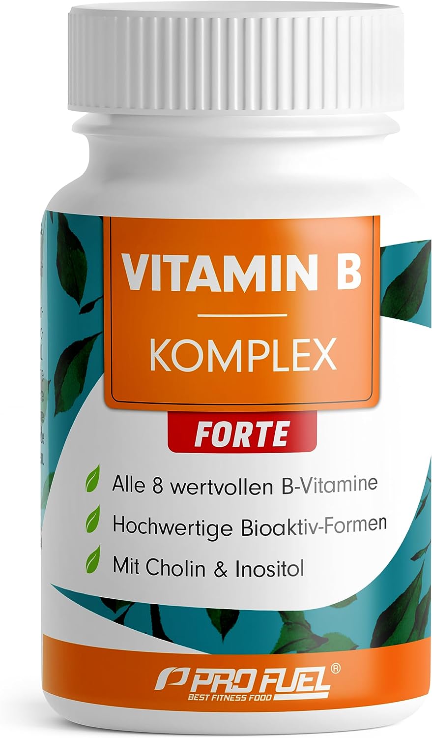 ProFuel Vitamin B Komplex Forte | Alle 8 B-Vitamine - Hochdosiert | 180 Tabletten