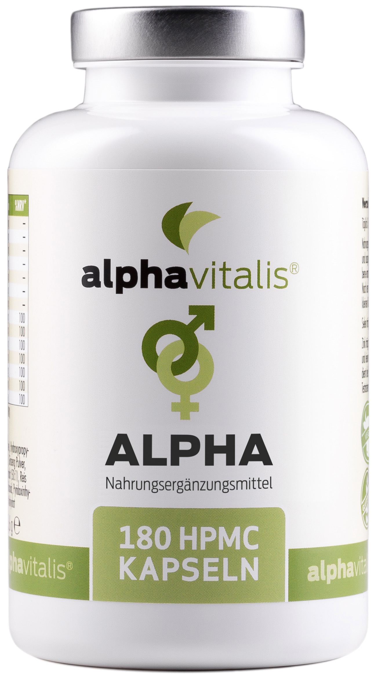 Alphavitalis ALPHA | 180 Kapseln